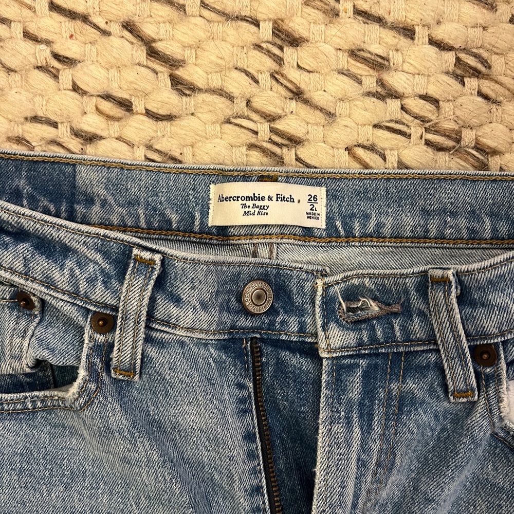 Abercrombie & Fitch the baggy midrise jean